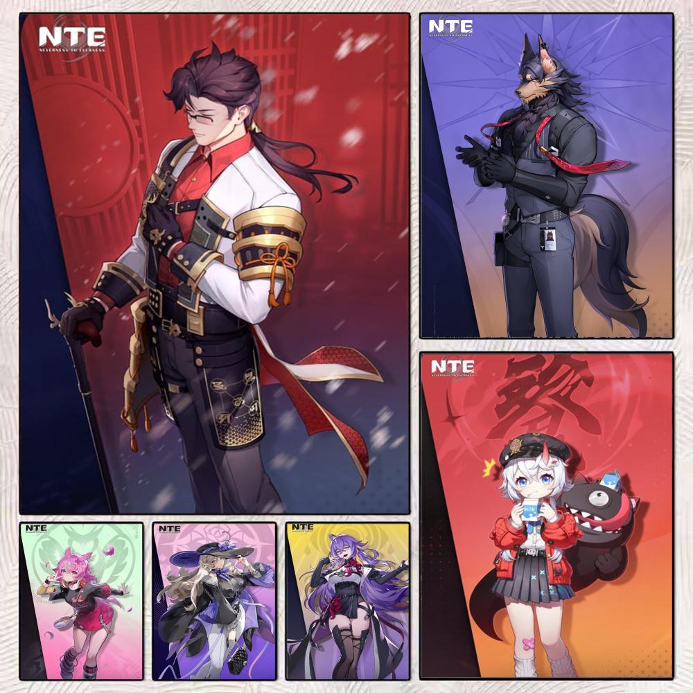 Home Decor Nte - Game NTE N-Neverness to Everness ภาพวาดลายเส้นศิลปะการเขียนแบบโมเดิร์น
