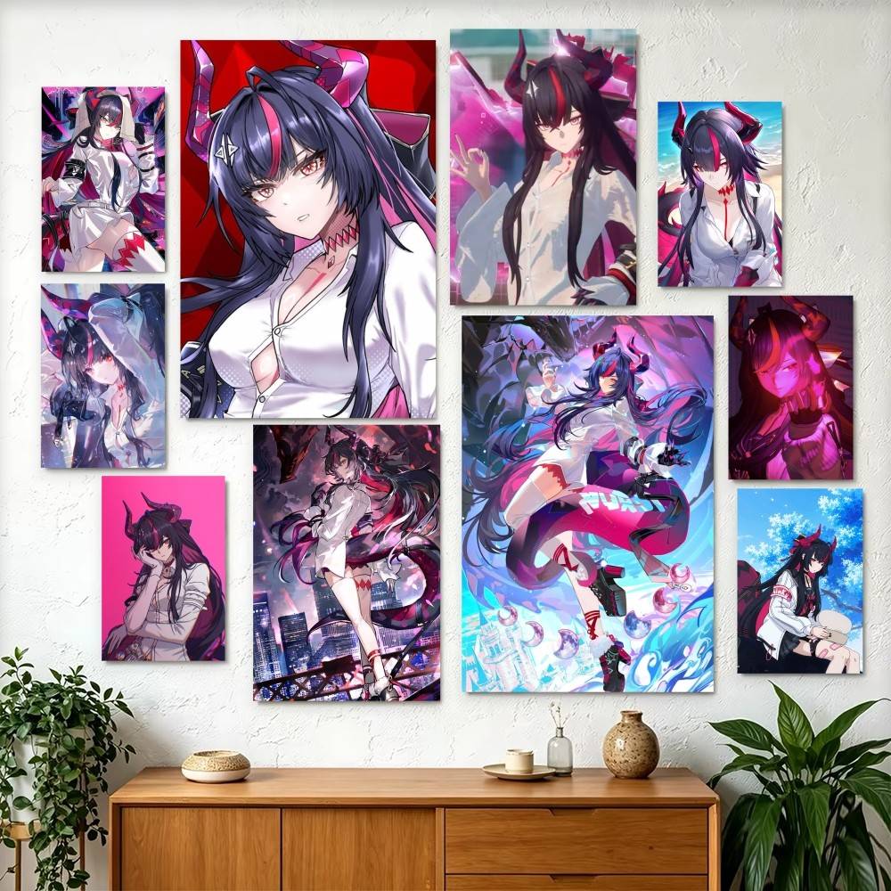 Home Decor Nte - โปสเตอร์ N-NTE Cool S-Shinku สติ๊กเกอร์ตกแต่งผนังแบบมีกาวในตัว เหมาะสำหรับสำนักงาน