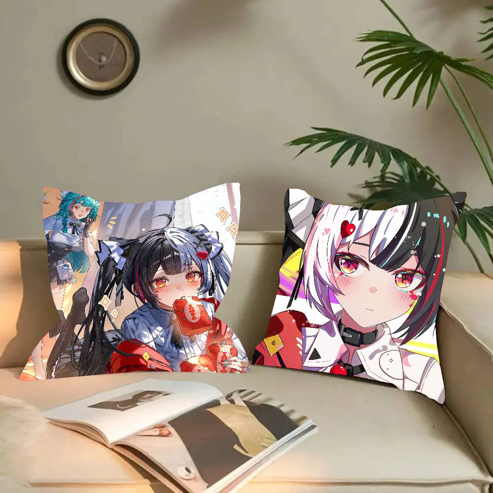 Home Decor Nte - ปลอกหมอน Lacrimosa Anime N-NTE ปลอกหมอนทรงสี่เหลี่ยม แฟชั่น