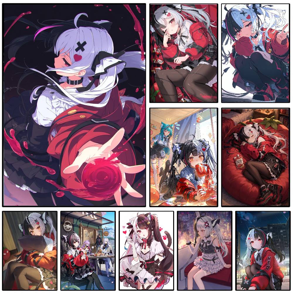 Home Decor Nte - โปสเตอร์ Lacrimosa Anime N-NTE สำหรับห้องนั่งเล่น บาร์