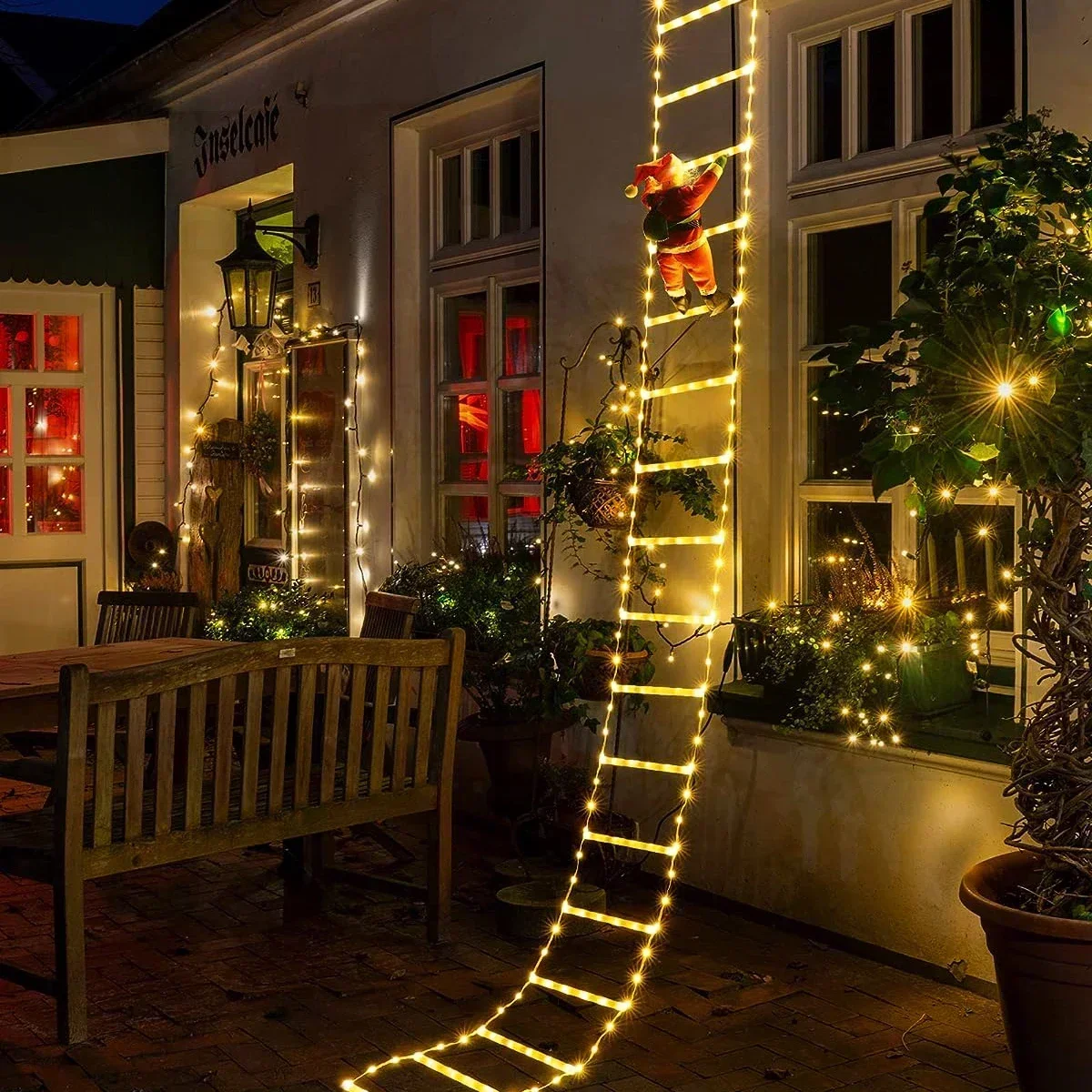 ไฟ LED บันไดสำหรับสายตกแต่งคริ - Home Decor Xmas Tree บทวิจารณ์และราคา