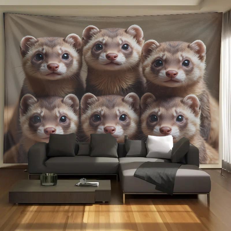 พรมแขวนผนังลายกลุ่มเฟอร์เรตน่า - Home Decor Design Ideas บทวิจารณ์และราคา