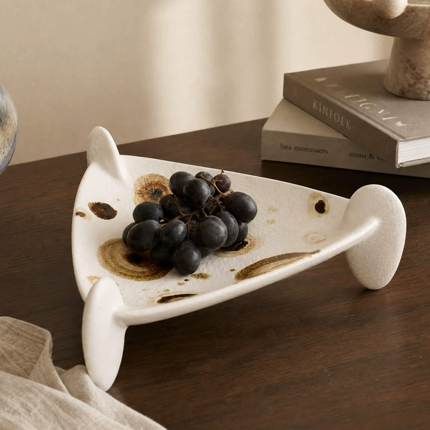 ถาดเซรามิกสไตล์นอร์ดิกสำหรับใส - Home Decor Exhibition บทวิจารณ์และราคา