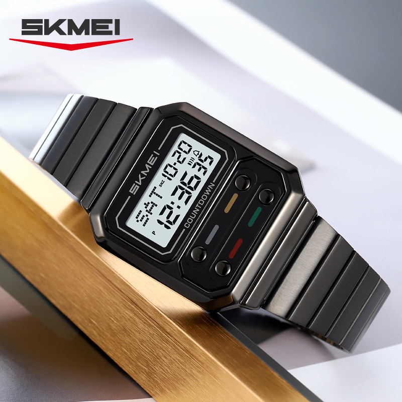 นาฬิกา SKMEI 2448 สำหรับนักธุร - Vintage Alarm Clock บทวิจารณ์และราคา