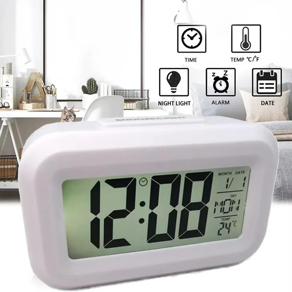 จอแสดงผล LCD นาฬิกาปลุกดิจิตอล - Vintage Alarm Clock บทวิจารณ์และราคา