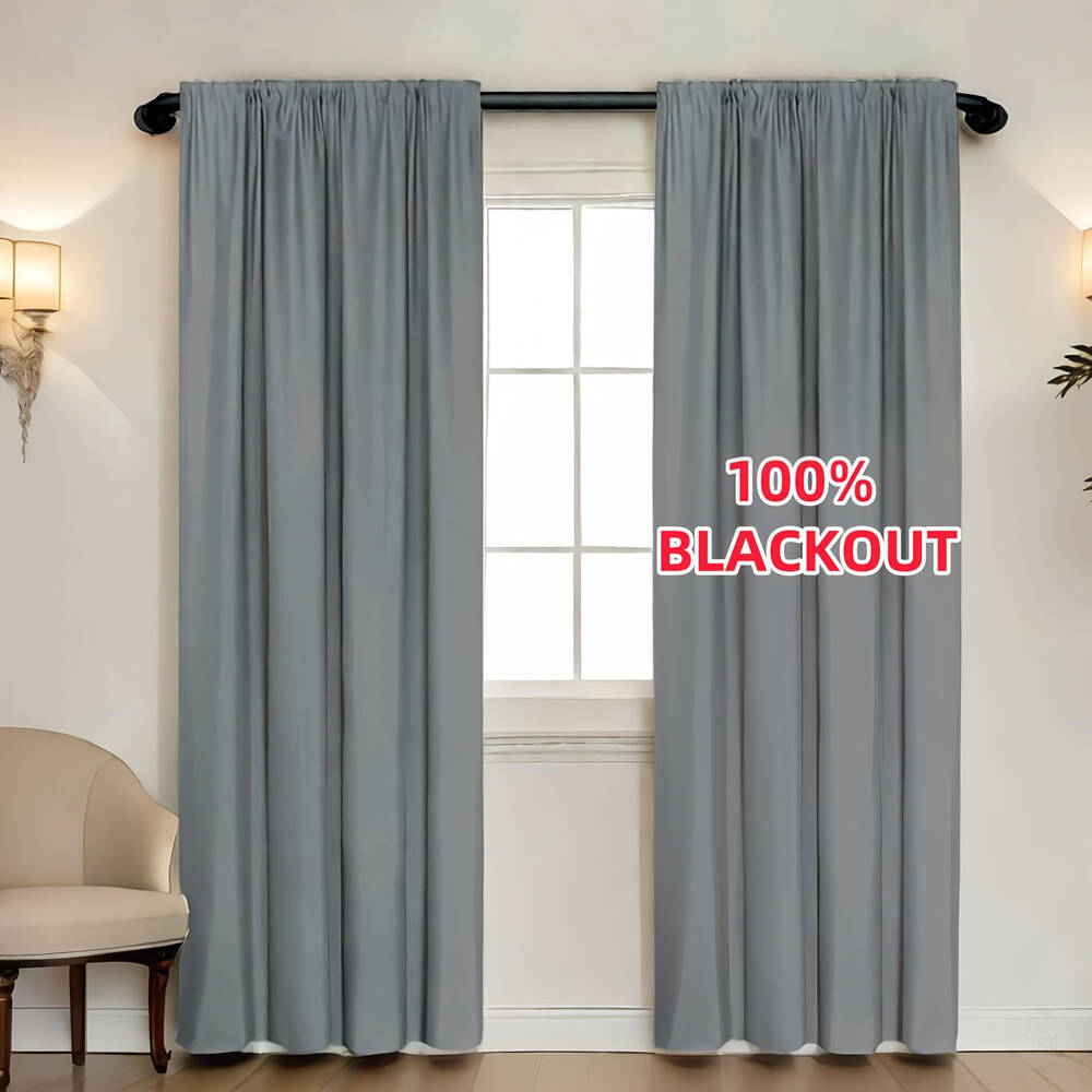 ผ้าม่านกันแสง 100% 1 ผืน พร้อม - Home Decor Wall Panels บทวิจารณ์และราคา