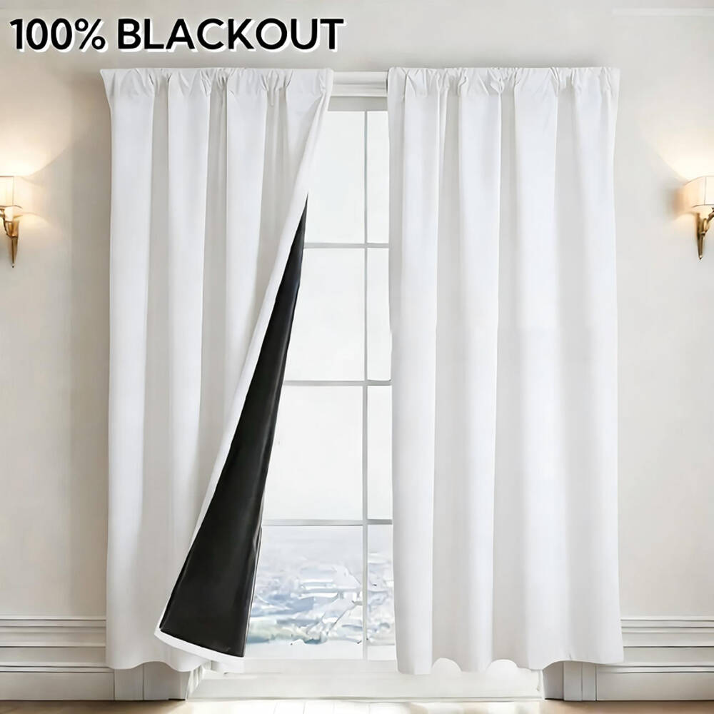 ผ้าม่านกันแสง 100% 1 ผืน พร้อม - Home Decor Wall Panels บทวิจารณ์และราคา