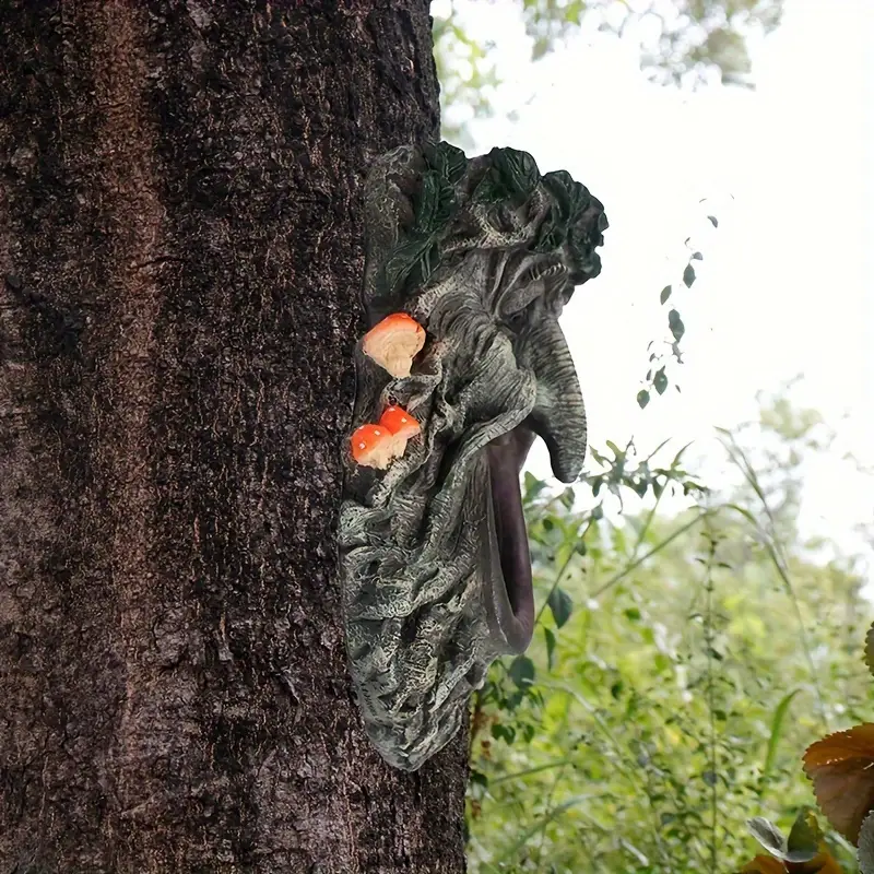 ที่ให้อาหารนกกลางแจ้งรูปหน้าต้ - Home Decor Garden บทวิจารณ์และราคา