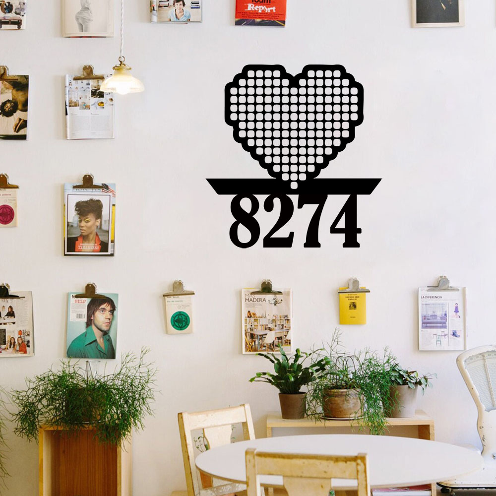 1PC Cool Love สติ๊กเกอร์ติดผนั - Home Decor Lovely Home บทวิจารณ์และราคา