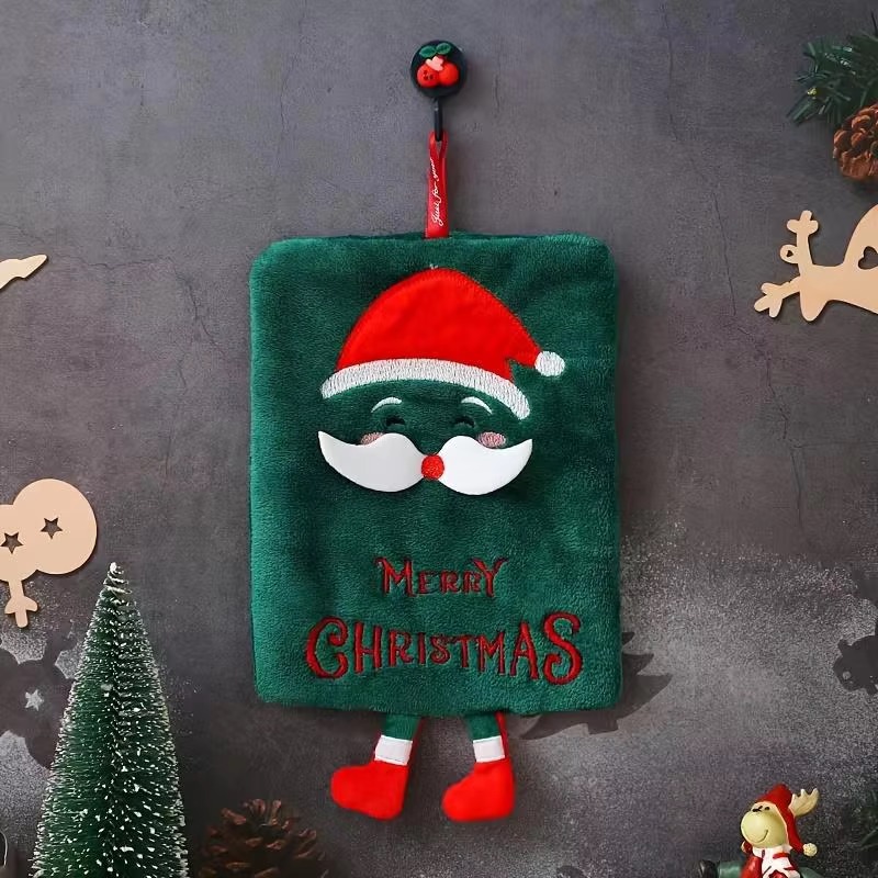 ผ้าเช็ดมือแขวนตกแต่งคริสต์มาส  - Home Decor Xmas Tree บทวิจารณ์และราคา
