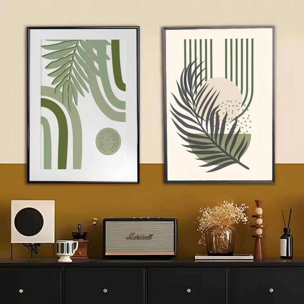 โปสเตอร์ติดผนังสีเขียวเซจ HD ศ - Home Decor Japandi Style บทวิจารณ์และราคา