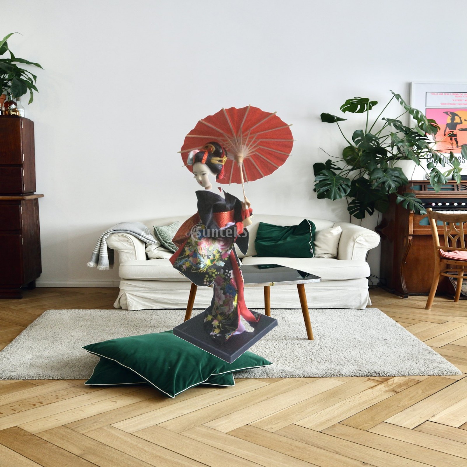 รูปปั้นเกอิชาญี่ปุ่น ของตกแต่ง - Home Decor Japandi Style บทวิจารณ์และราคา