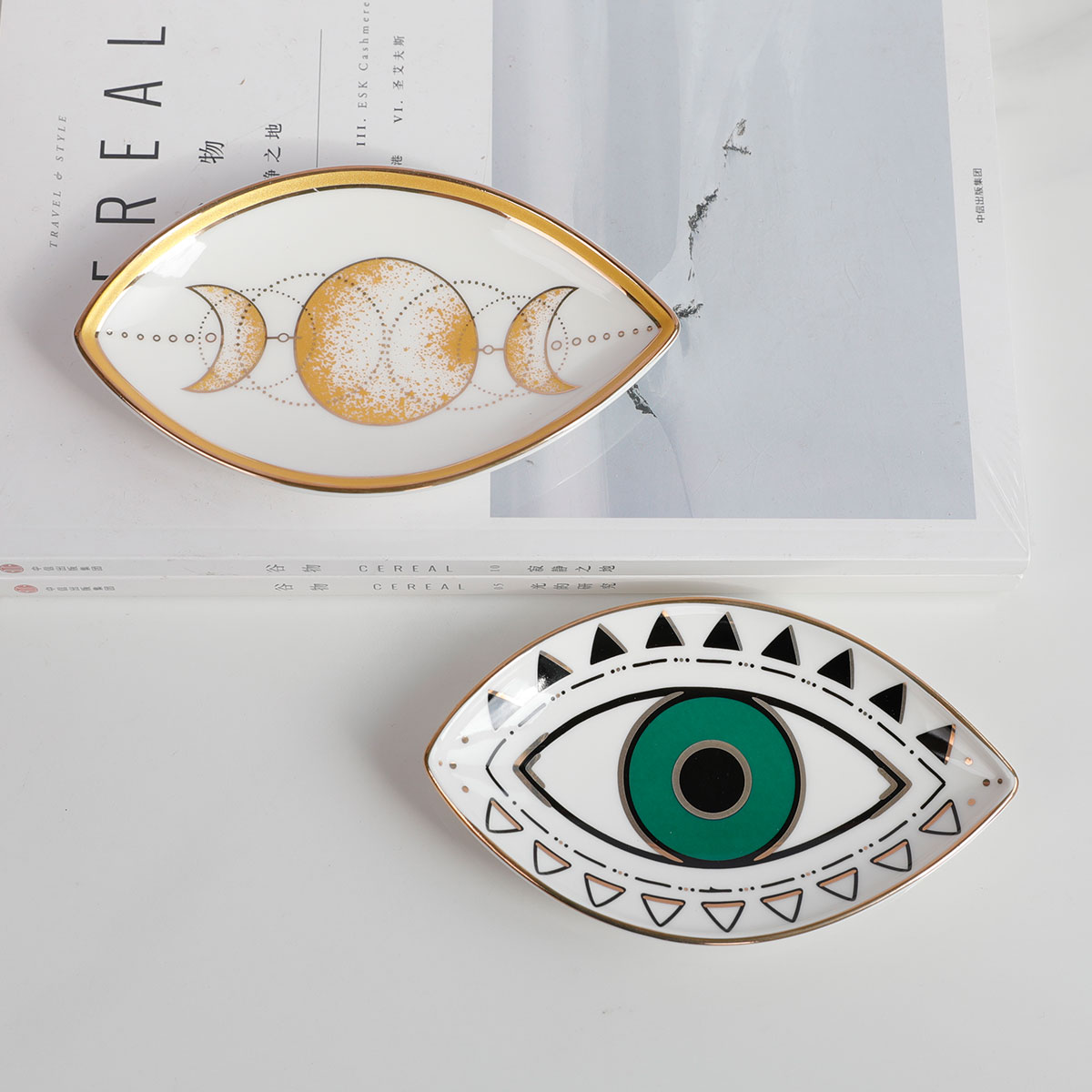 ของกระจุกกระจิกจานแหวนจานเซราม - Ceramic Trinket Dish บทวิจารณ์และราคา