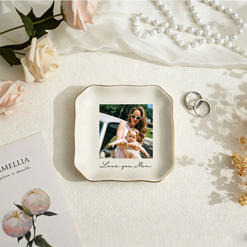 ถาดใส่ของที่ระลึกพร้อมรูปถ่ายเ - Ceramic Trinket Dish บทวิจารณ์และราคา
