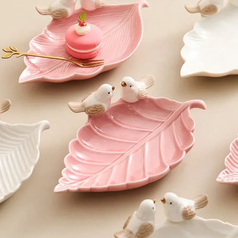 น่ารักนกถาดเซรามิคถาดเก็บเครื่ - Ceramic Trinket Dish บทวิจารณ์และราคา