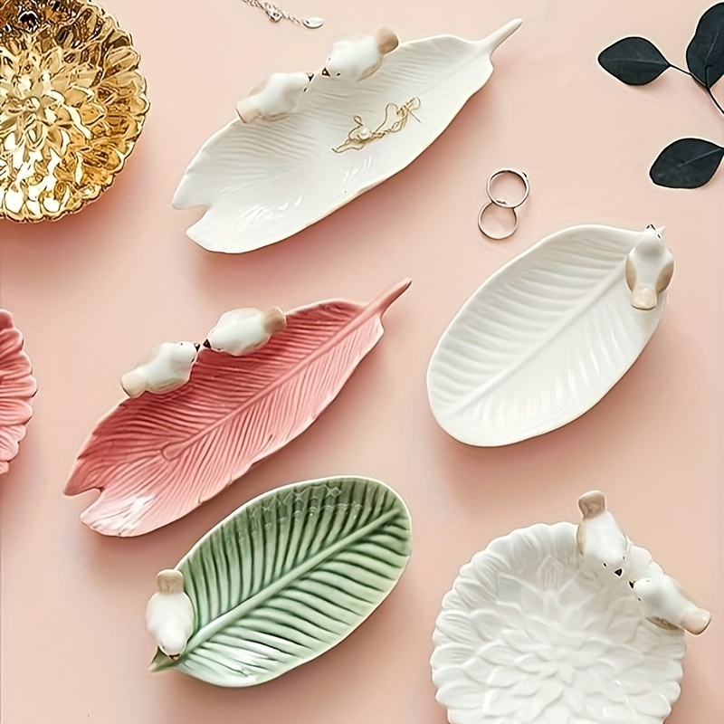 ใหม่น่ารักนกติ่มซําถาดเซรามิคค - Ceramic Trinket Dish บทวิจารณ์และราคา