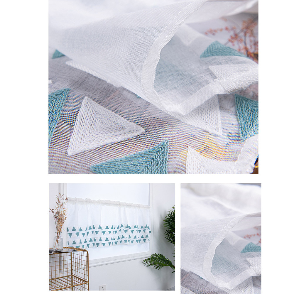 ม่านครึ่งบานเนื้อบางเบาคุณภาพพ - Home Decor Curtains บทวิจารณ์และราคา