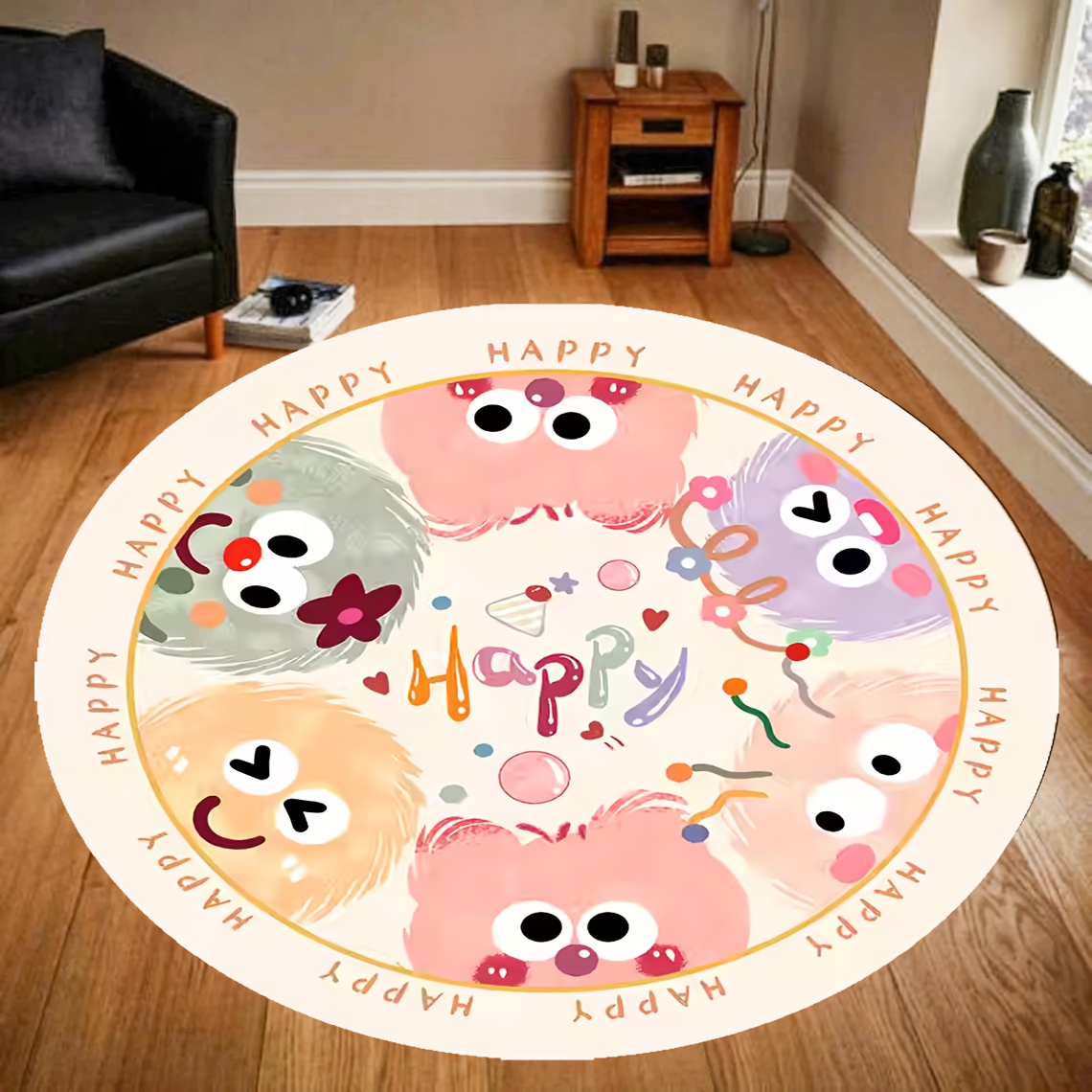 พรมปูพื้นลายการ์ตูนวินเทจน่ารั - Home Decor Retail Stores บทวิจารณ์และราคา