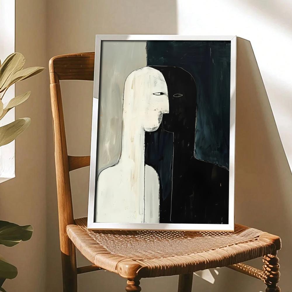 ภาพวาดสีเข้ม ศิลปะการออกแบบ โป - Home Decor Design Ideas บทวิจารณ์และราคา