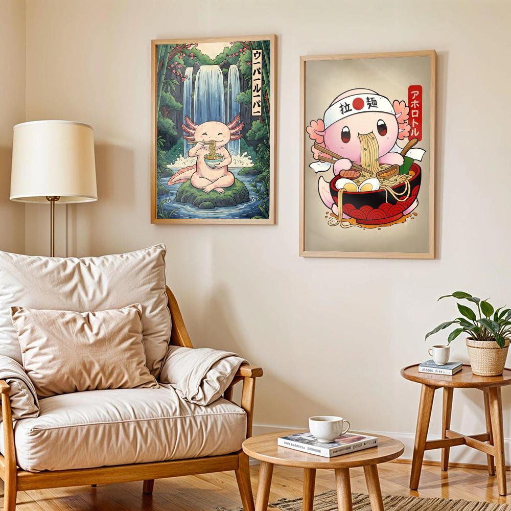 โปสเตอร์ออกแบบศิลปะ Ramen Axol - Home Decor Design Ideas บทวิจารณ์และราคา