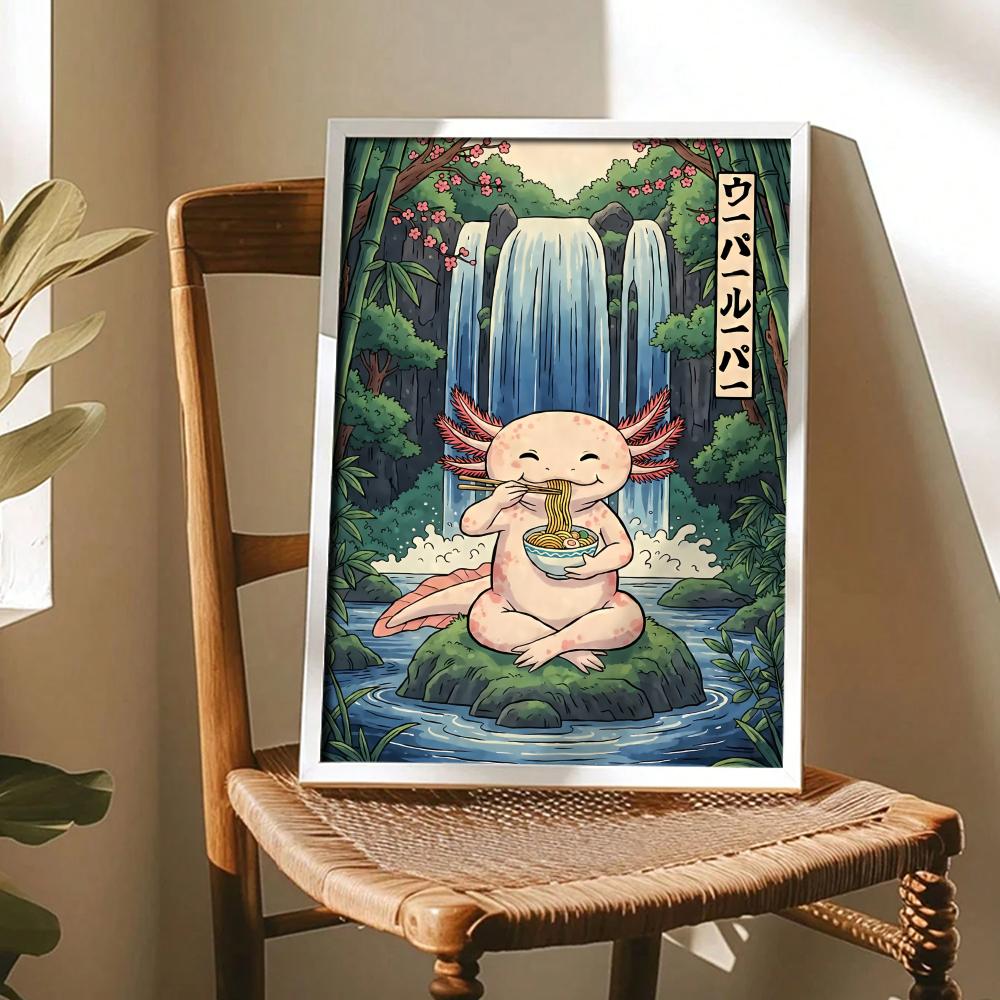 โปสเตอร์ออกแบบศิลปะ Ramen Axol - Home Decor Design Ideas บทวิจารณ์และราคา