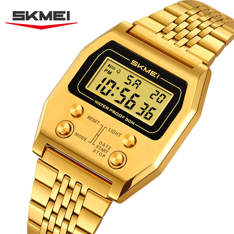นาฬิกาข้อมือดิจิตอล SKMEI 2460 - Vintage Alarm Clock บทวิจารณ์และราคา