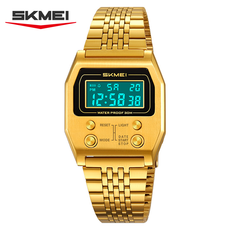 นาฬิกาข้อมือดิจิตอล SKMEI 2460 - Vintage Alarm Clock บทวิจารณ์และราคา