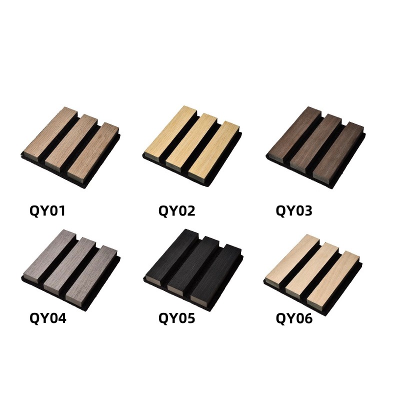 แผ่นฝ้าเพดานอะคูสติกไม้แบบมีร่ - Home Decor Wall Panels บทวิจารณ์และราคา