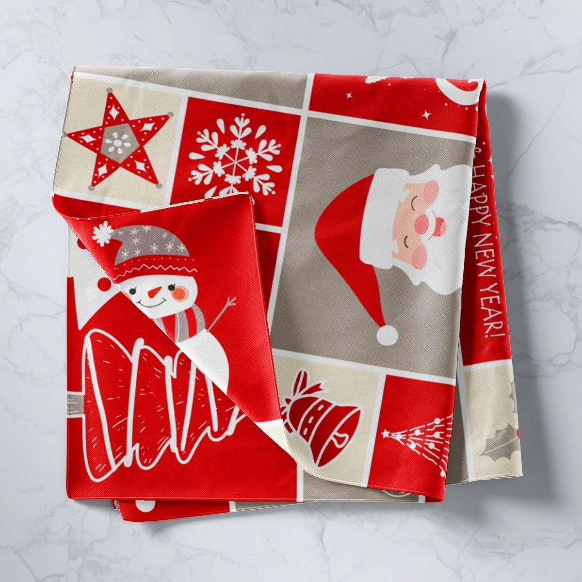 ผ้าแขวนผนังลายคริสต์มาส ซานตาค - Home Decor Xmas Tree บทวิจารณ์และราคา