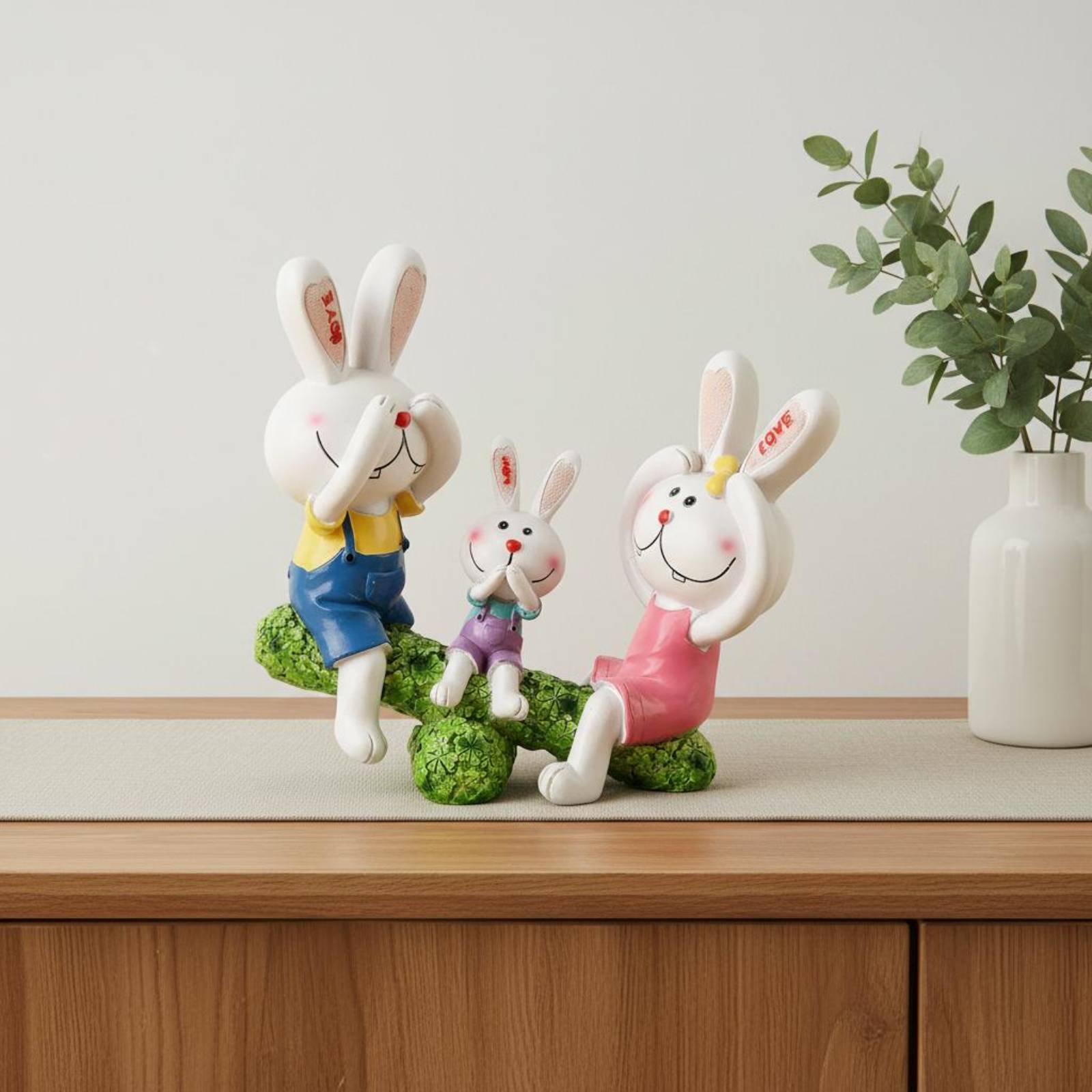 รูปปั้นกระต่ายเรซิ่น ดีไซน์ยุโ - Home Decor Design Ideas บทวิจารณ์และราคา