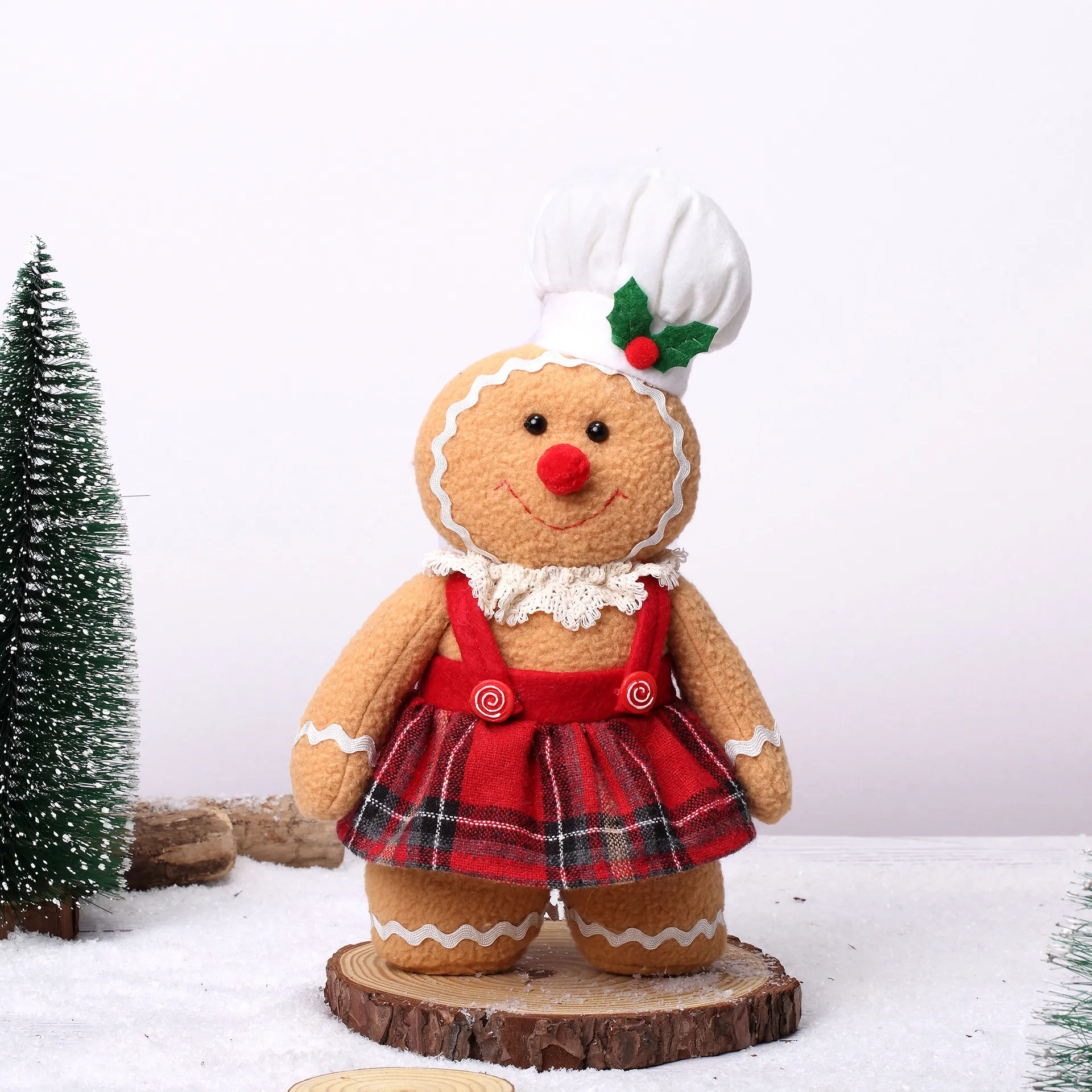 ตุ๊กตาขนมปังขิงรูปคนตัวใหญ่ ตุ - Home Decor Xmas Tree บทวิจารณ์และราคา