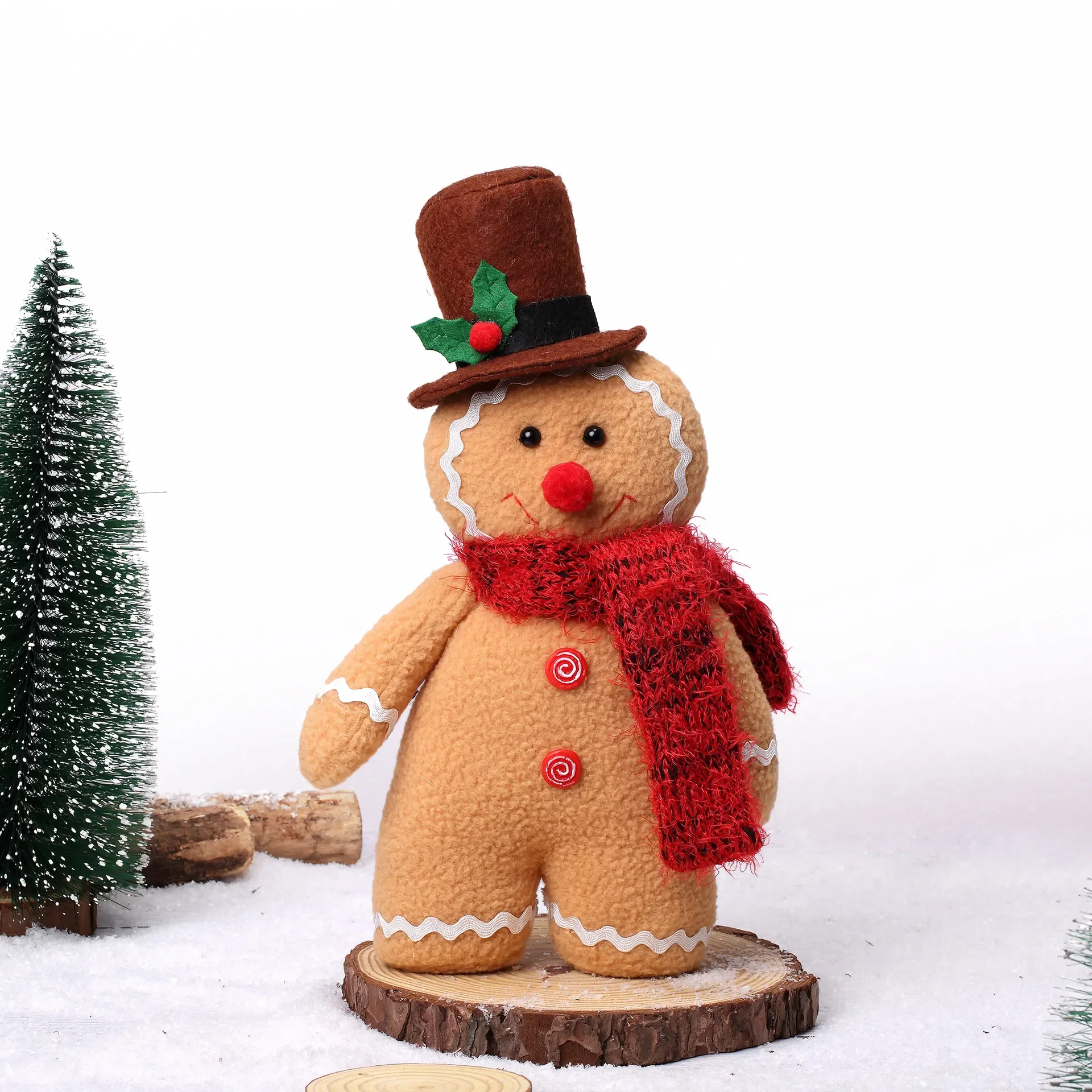 ตุ๊กตาขนมปังขิงรูปคนตัวใหญ่ ตุ - Home Decor Xmas Tree บทวิจารณ์และราคา