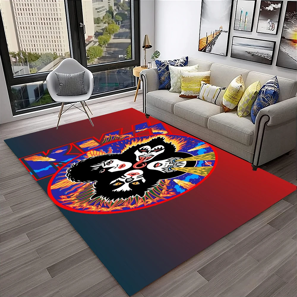 Retro KISS Rock Band พรมพรมสํา - Home Decor Online Free บทวิจารณ์และราคา