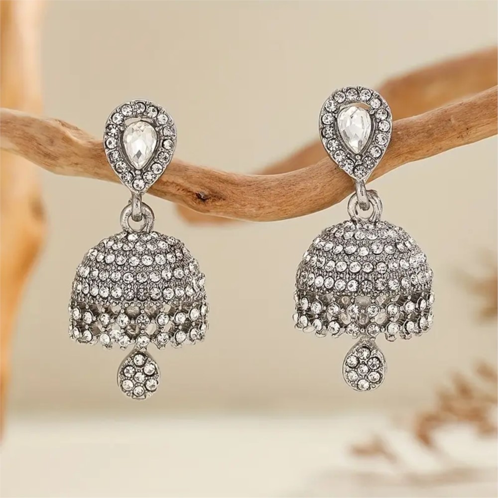 ต่างหูรูปหัวใจคลาสสิกประดับเพช - Boho Wind Chimes บทวิจารณ์และราคา