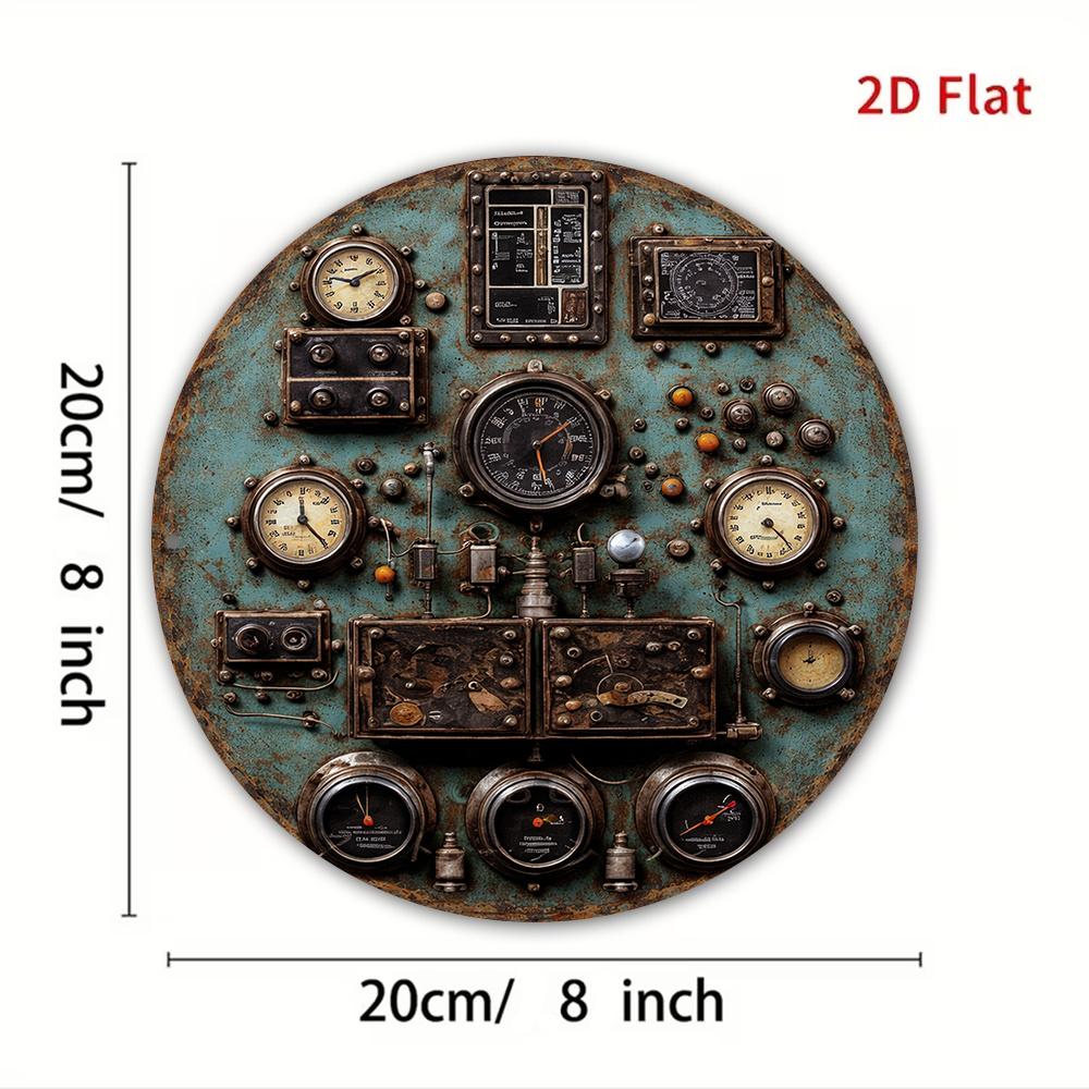 ป้ายอะลูมิเนียมทรงกลมแบบเรโทร  - Home Decor Wall Panels บทวิจารณ์และราคา