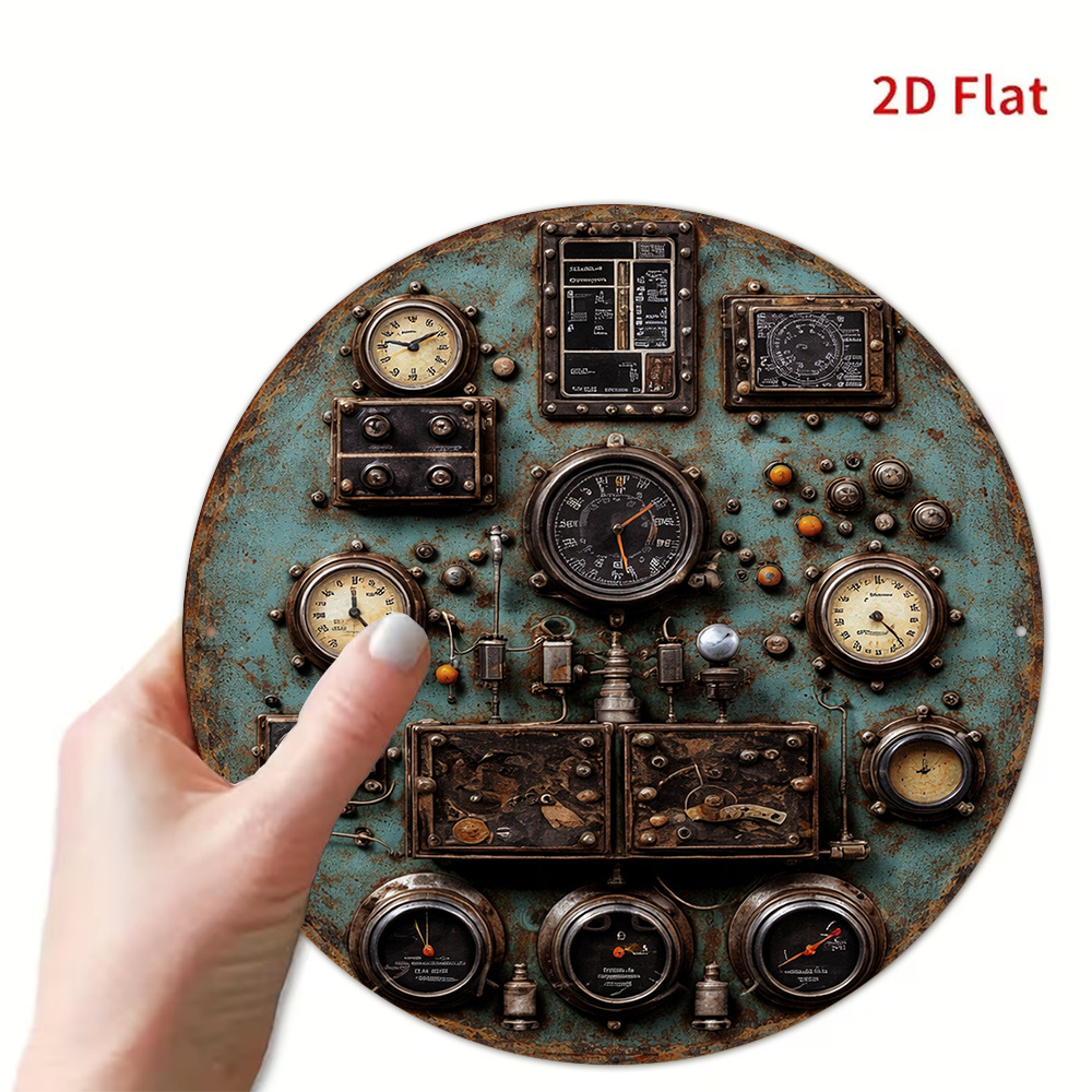 ป้ายอะลูมิเนียมทรงกลมแบบเรโทร  - Home Decor Wall Panels บทวิจารณ์และราคา