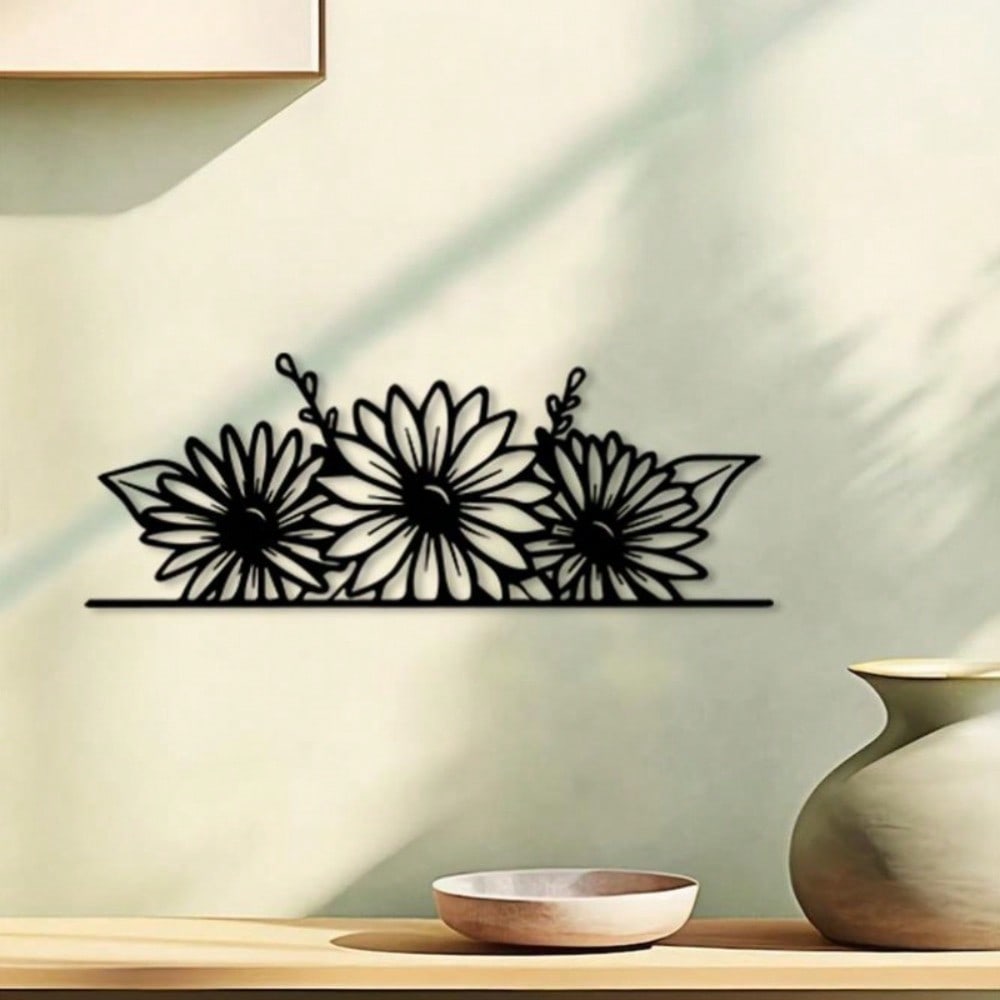 CIFbuy งานศิลปะติดผนังโลหะลายด - Home Decor Daisy บทวิจารณ์และราคา