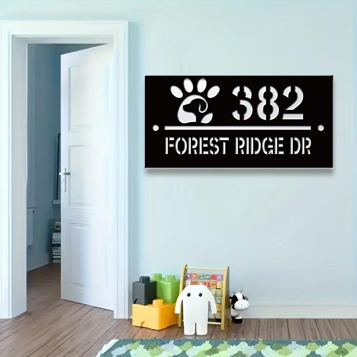 ป้ายเลขที่บ้านอะคริลิคแบบกำหนด - Home Decor Garden บทวิจารณ์และราคา