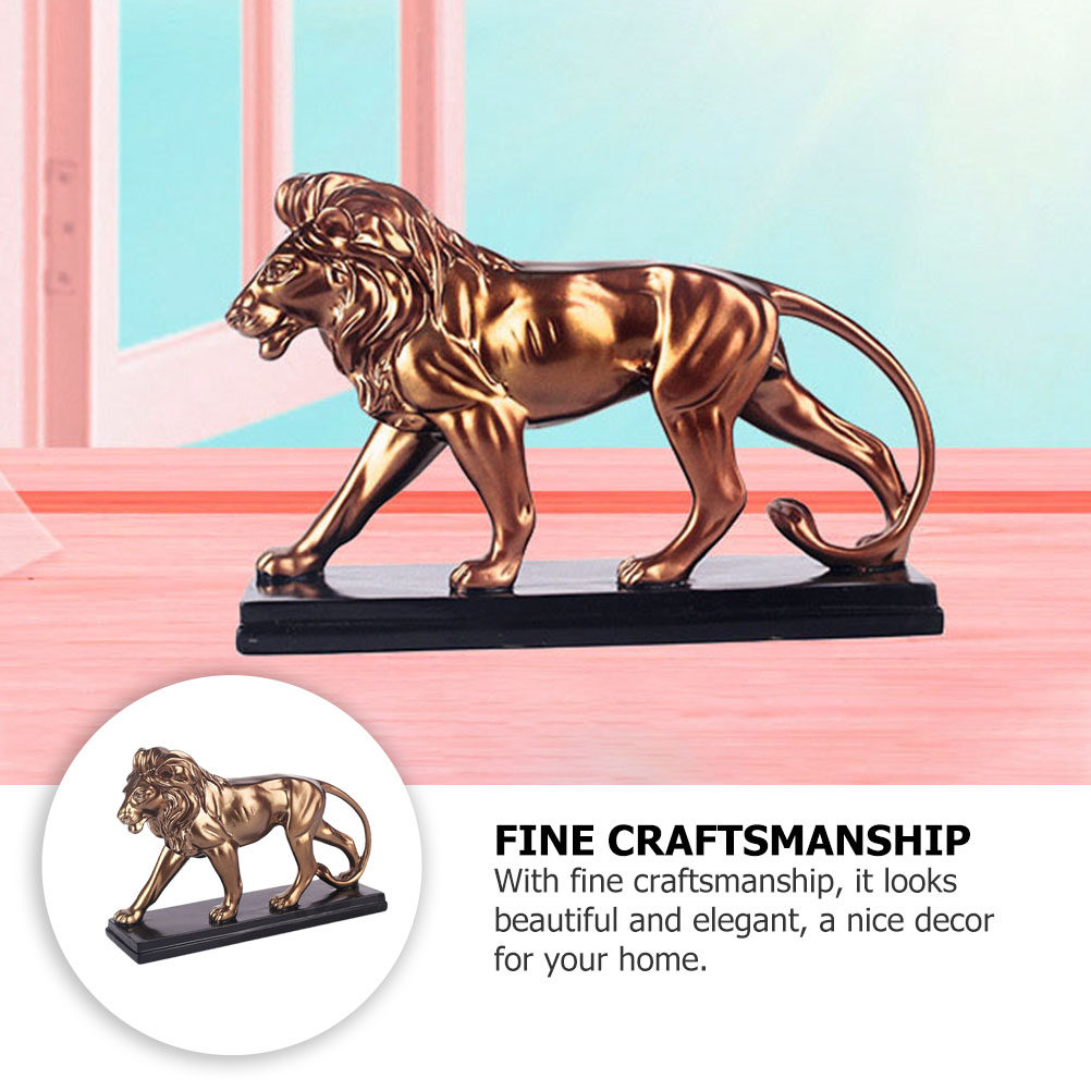 รูปปั้นสิงโตเรซิน 1 ชิ้น ของตก - Home Decor Exhibition บทวิจารณ์และราคา