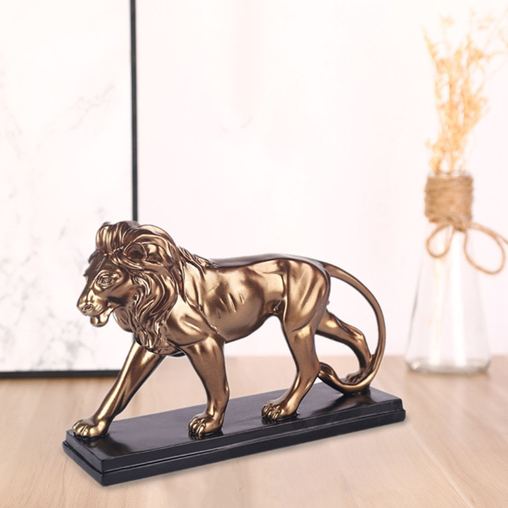 รูปปั้นสิงโตเรซิน 1 ชิ้น ของตก - Home Decor Exhibition บทวิจารณ์และราคา