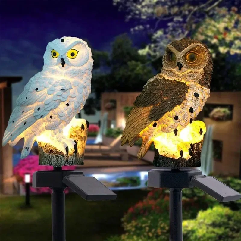 ไฟสวนรูปนกฮูกพลังงานแสงอาทิตย์ - Home Decor Garden บทวิจารณ์และราคา