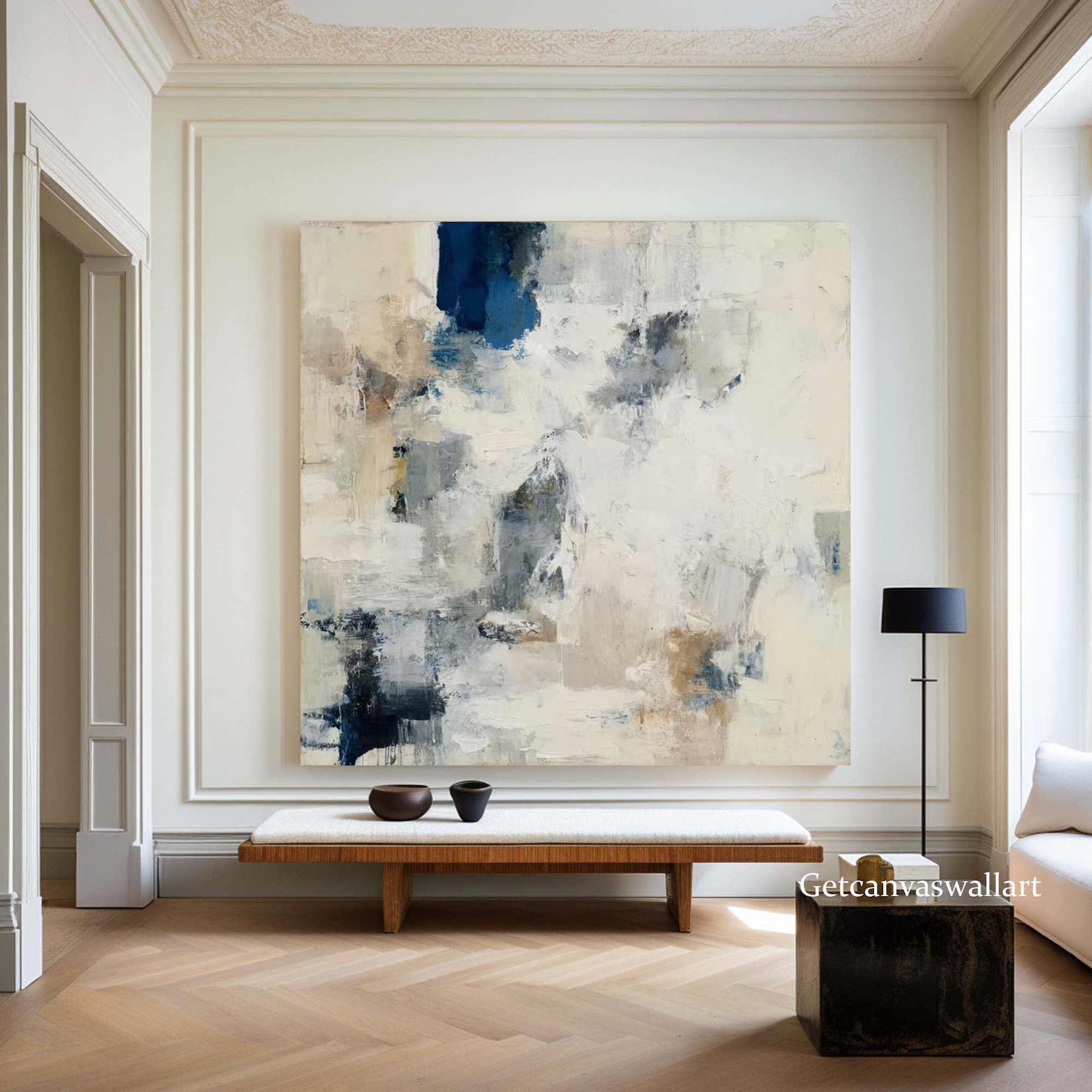 ภาพวาดสีน้ำมันสไตล์ญี่ปุ่นขนาด - Home Decor Japandi Style บทวิจารณ์และราคา