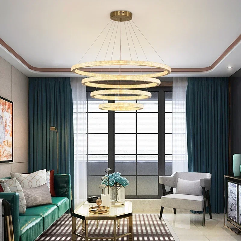 โมเดิร์นวงกลมหรูหราคริสตัล LED - Home Decor Exhibition บทวิจารณ์และราคา
