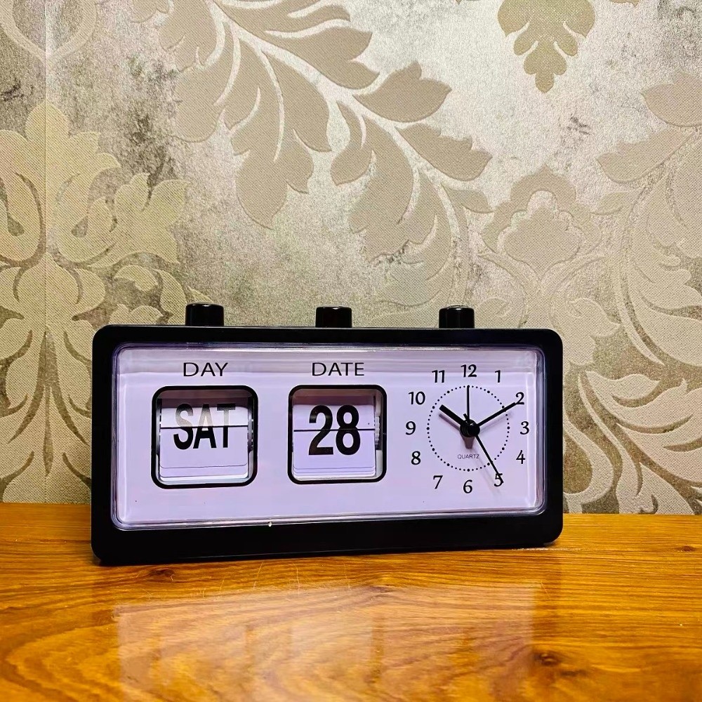 นาฬิกาปฏิทินแบบพลิกหน้าอิเล็กท - Vintage Alarm Clock บทวิจารณ์และราคา