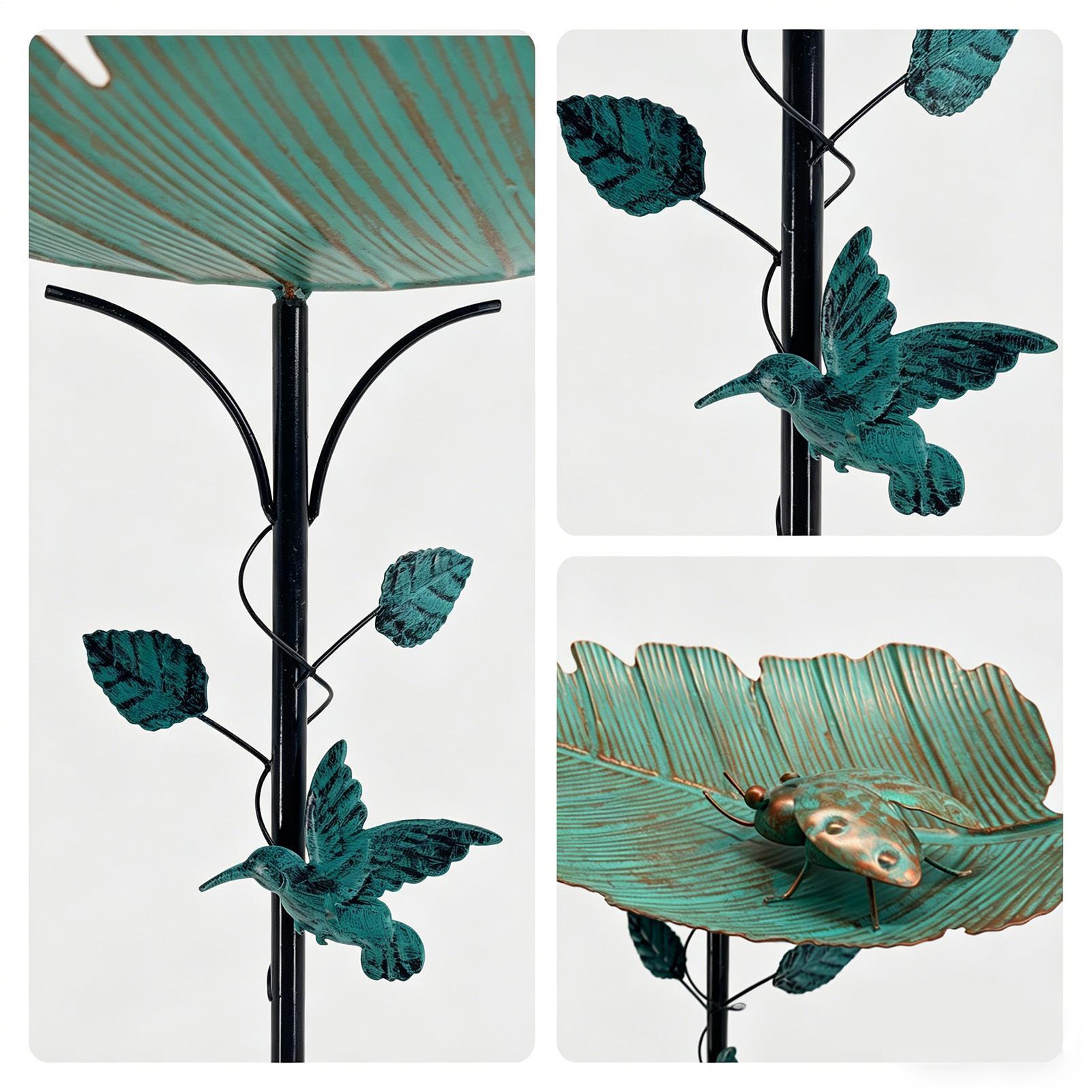 อ่างอาบน้ำนกสำหรับตกแต่งภายนอก - Home Decor Garden บทวิจารณ์และราคา