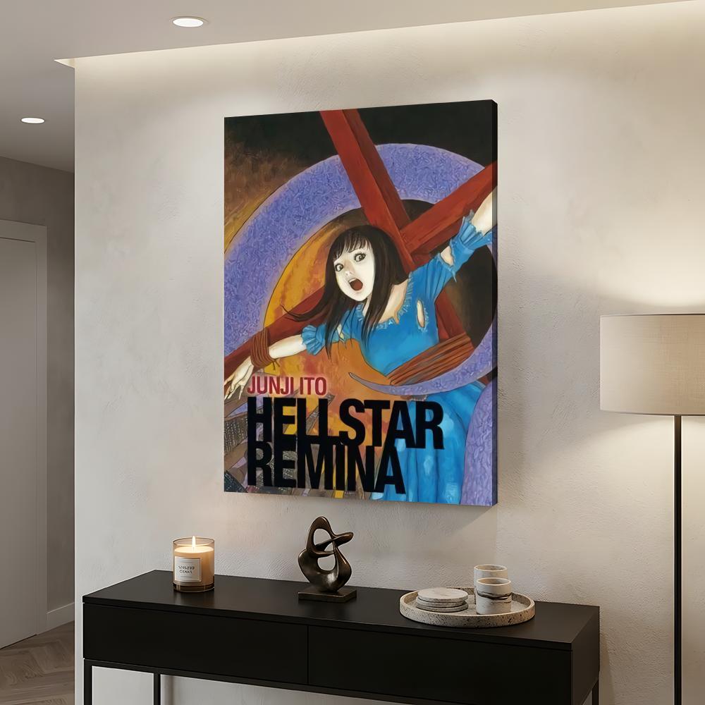 จุนจิ อิโตะ ภาพวาดติดผนังกรอบร - Home Decor Mirror บทวิจารณ์และราคา