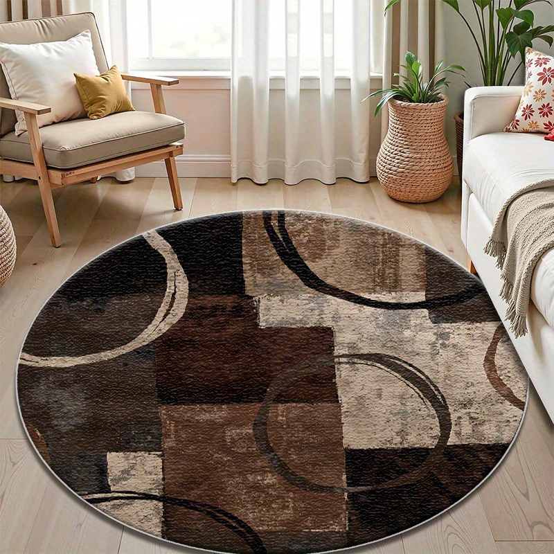 พรมปูพื้นลายกราฟิกโค้งสไตล์วิน - Home Decor Retail Stores บทวิจารณ์และราคา