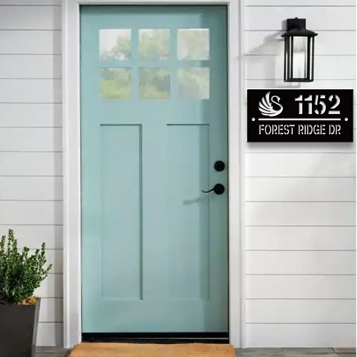 ป้ายเลขบ้านอะคริลิคแบบกำหนดเอง - Home Decor Garden บทวิจารณ์และราคา