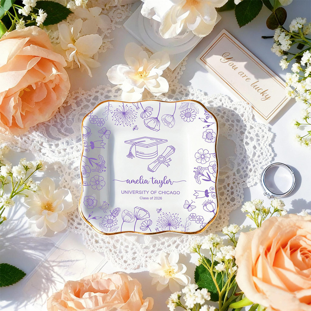 ถาดใส่เครื่องประดับเซรามิกแบบส - Ceramic Trinket Dish บทวิจารณ์และราคา