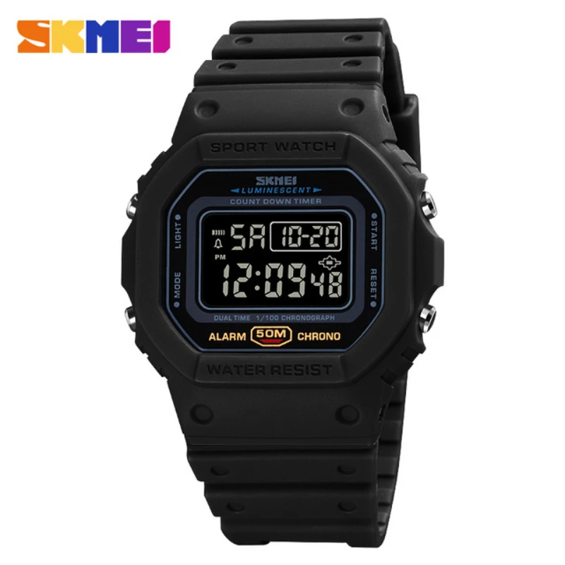 นาฬิกาดิจิตอลทหาร Skmei 1628 ส - Vintage Alarm Clock บทวิจารณ์และราคา